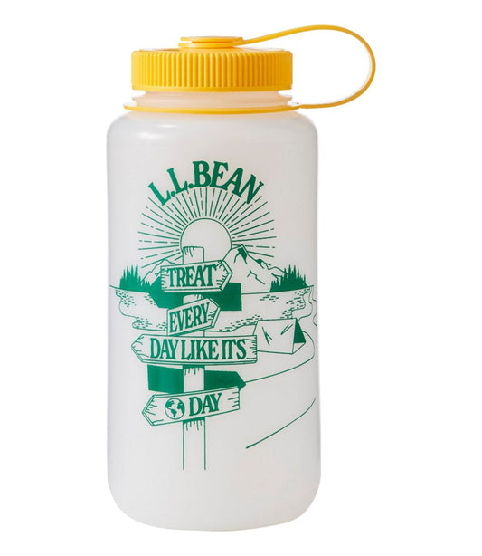 Nalgene Ultralite Wide Mouth Water Bottle with L.L.Bean Print, 32 oz. - L.L.Bean Classic