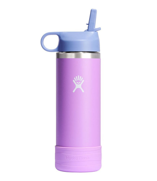 Kids' Hydro Flask Wide Mouth Straw Cap And Boot, 18 oz. - L.L.Bean Signature