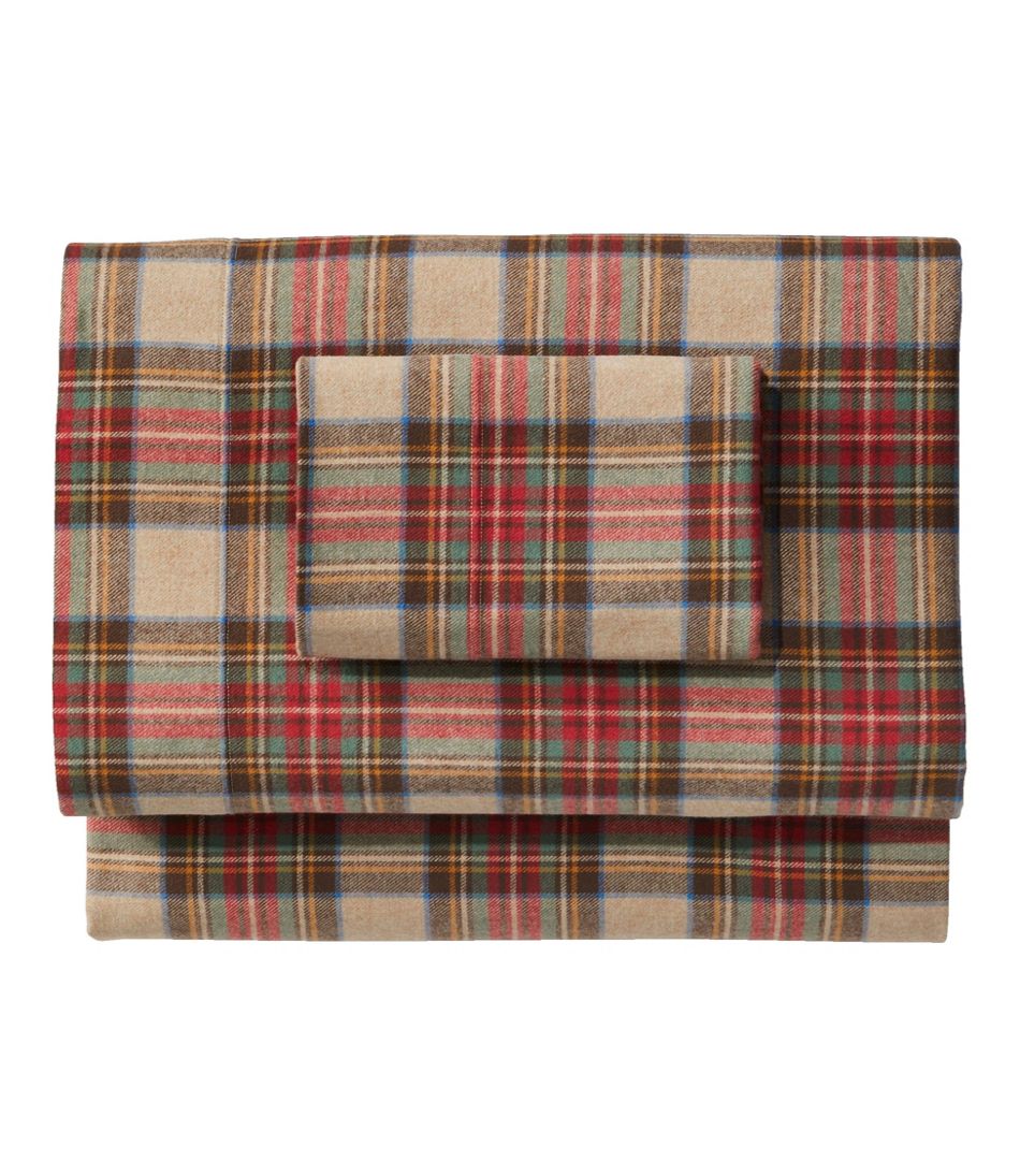 Heritage Chamois Flannel Sheet Collection, Plaid - L.L.Bean Value