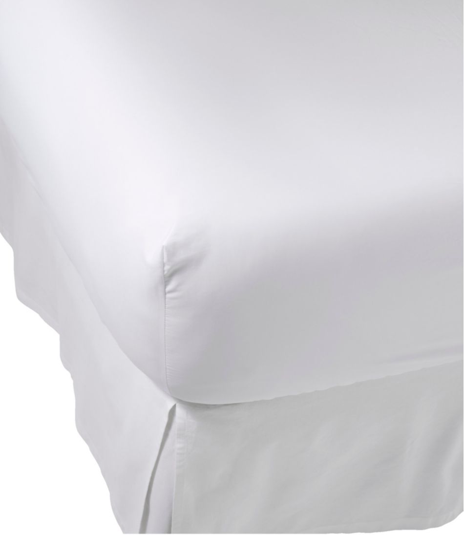 280-Thread-Count Pima Cotton Percale Sheet, Fitted - L.L.Bean Trusted