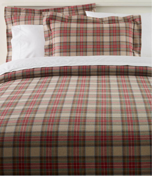 Heritage Chamois Flannel Comforter Cover Collection, Plaid - L.L.Bean Customer Favorite
