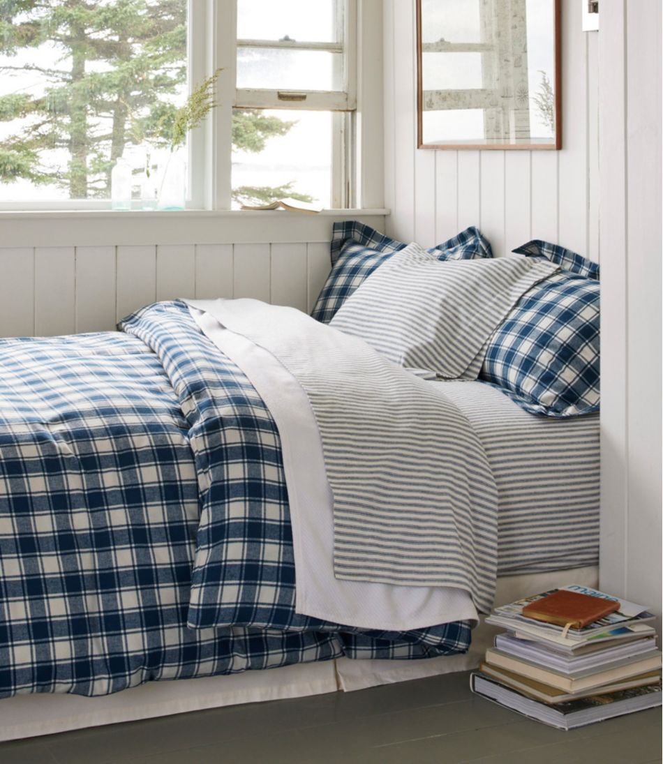 Ultrasoft Comfort Flannel Sheet Set, Stripe - L.L.Bean Premium