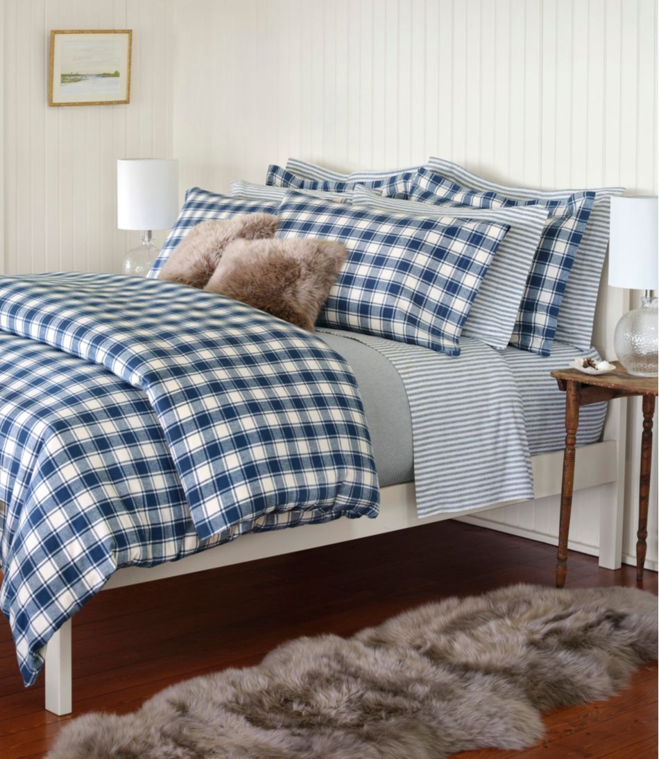 Ultrasoft Comfort Flannel Sheet Set, Stripe - L.L.Bean Premium