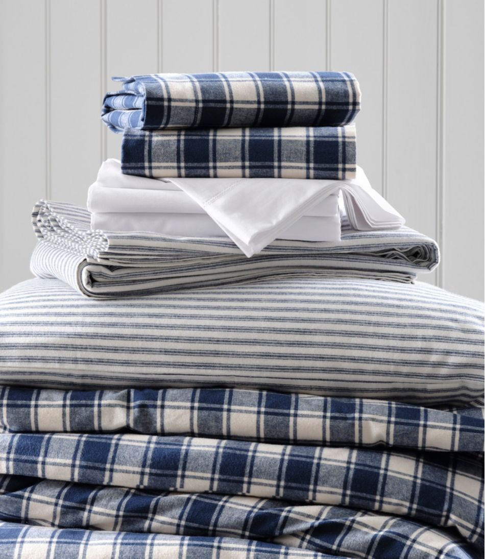 Ultrasoft Comfort Flannel Sheet Set, Stripe - L.L.Bean Premium