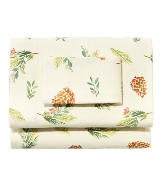 Evergreen Flannel Sheet Collection - L.L.Bean Best Seller