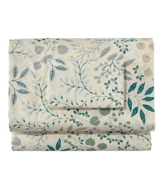 280-Thread-Count Pima Cotton Percale Sheet Set, Print - L.L.Bean Recommended