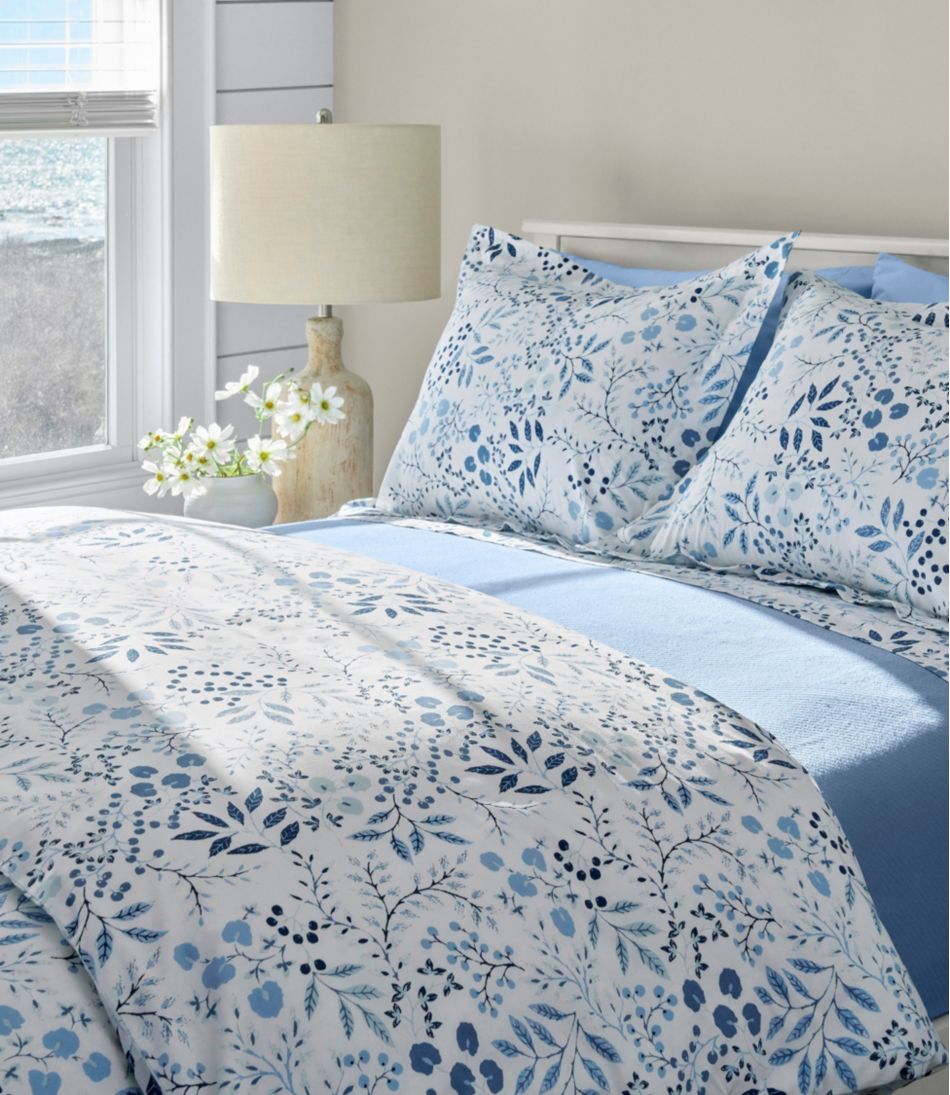 280-Thread-Count Pima Cotton Percale Sheet Set, Print - L.L.Bean Recommended