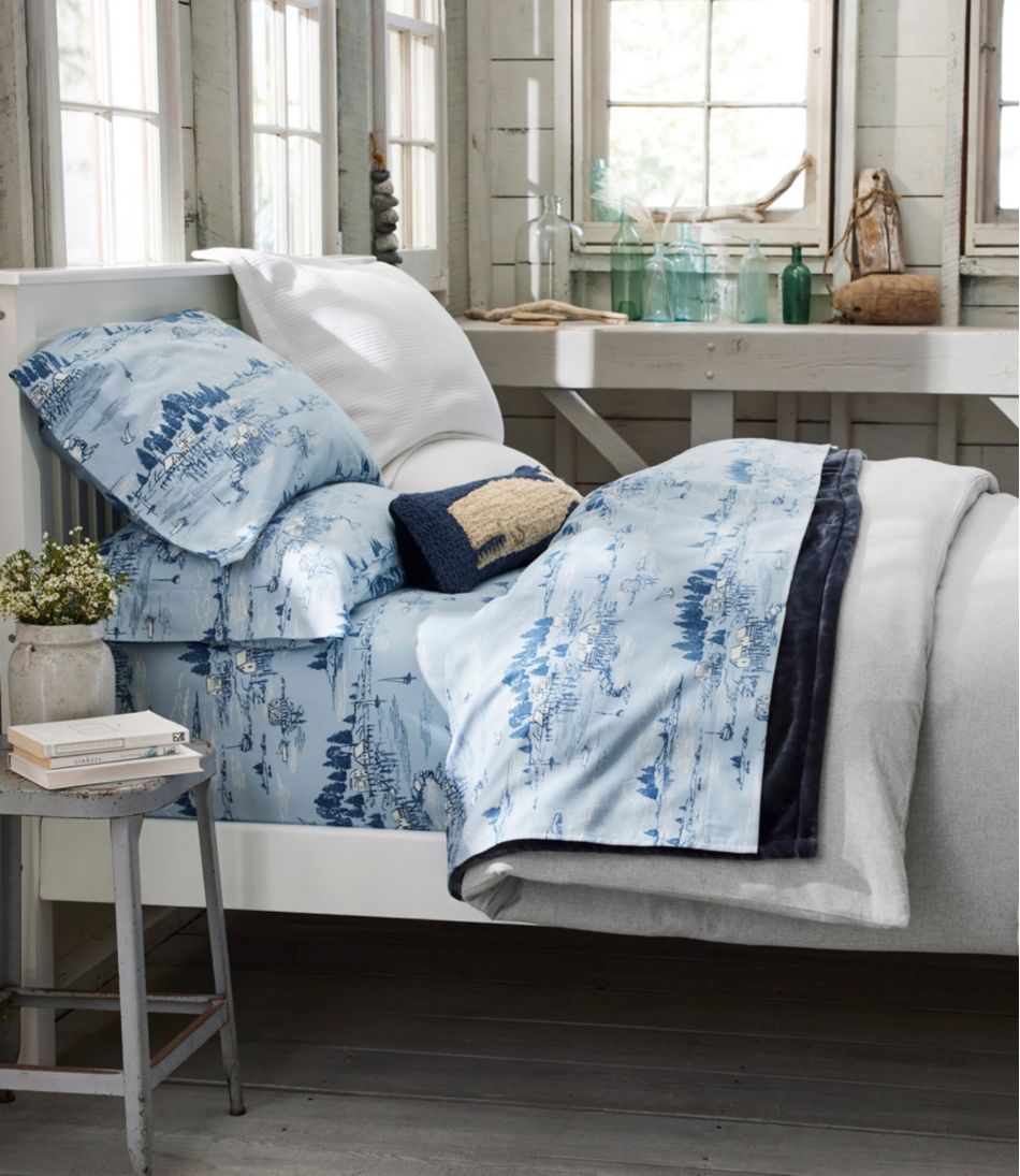 Ultrasoft Comfort Flannel Comforter Cover - L.L.Bean Classic