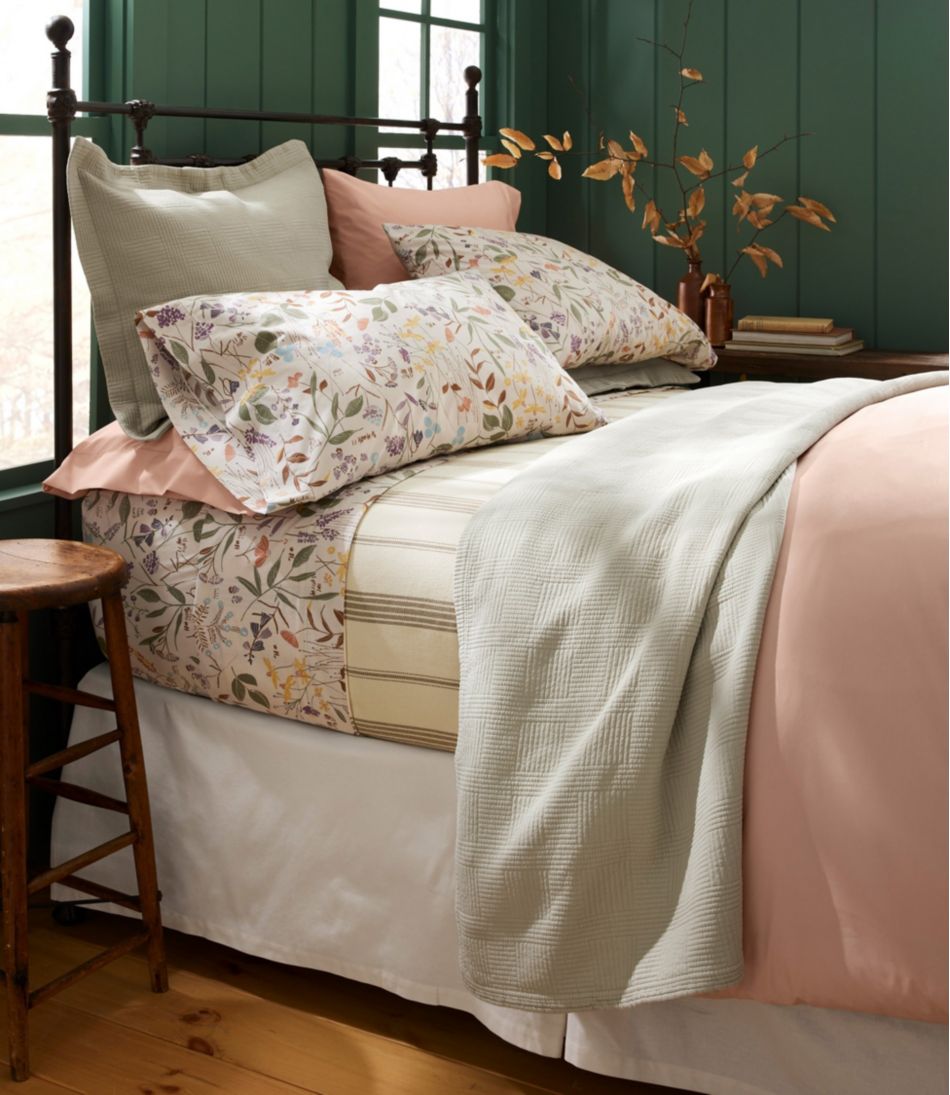 280-Thread-Count Pima Cotton Percale Comforter Cover Collection - L.L.Bean Value