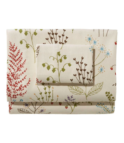 Botanical Floral Flannel Sheet Collection - L.L.Bean Quality