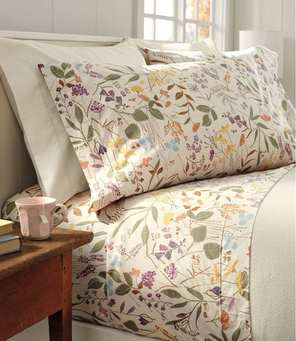 Birch Floral Percale Sheet Collection - L.L.Bean Customer Favorite