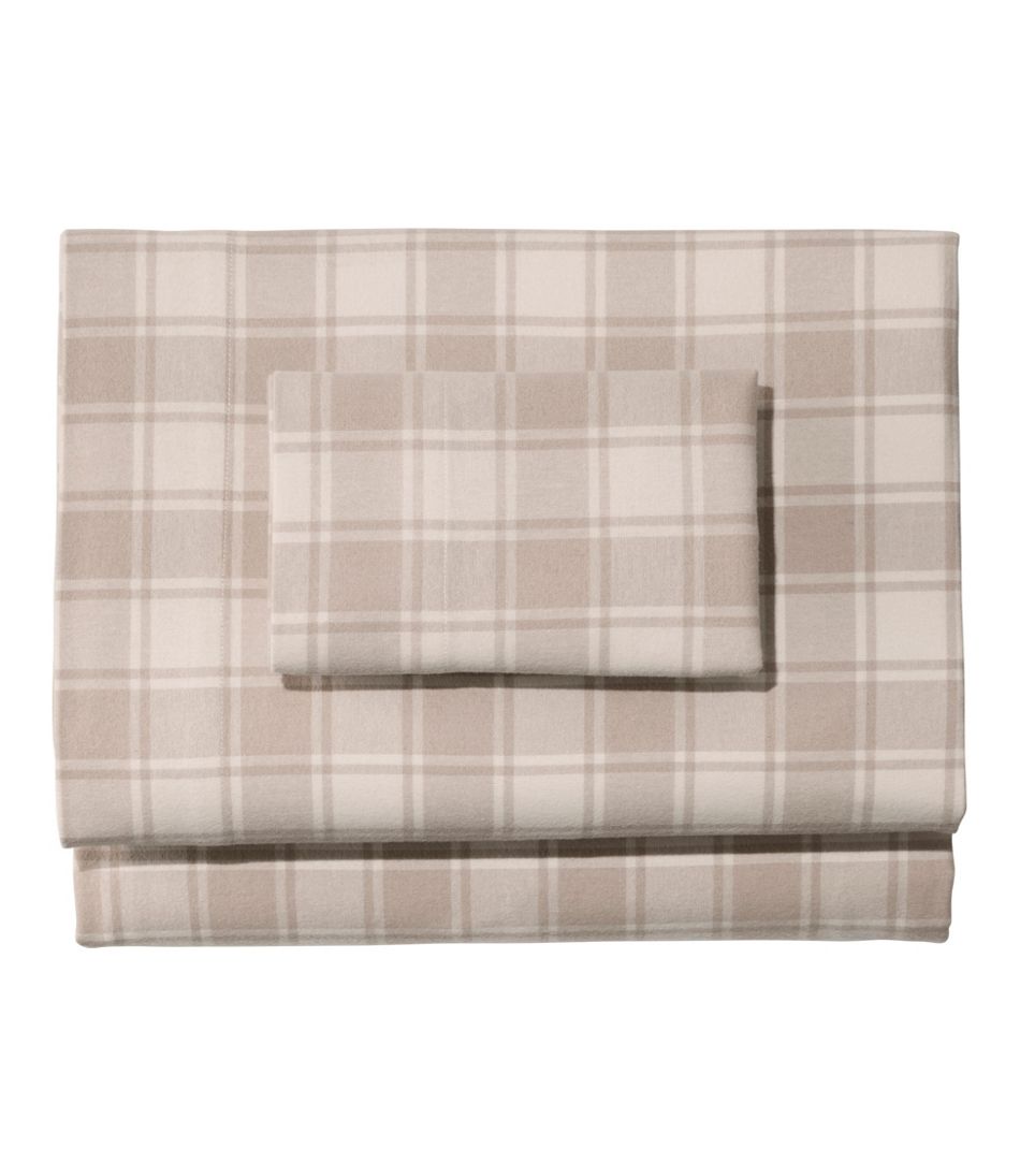 Ultrasoft Comfort Flannel Sheet Set, Check - L.L.Bean Top Pick