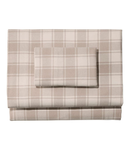 Ultrasoft Comfort Flannel Sheet Set, Check - L.L.Bean Top Pick