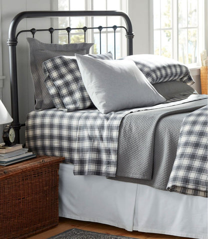 Ultrasoft Comfort Flannel Sheet Set, Check - L.L.Bean Top Pick