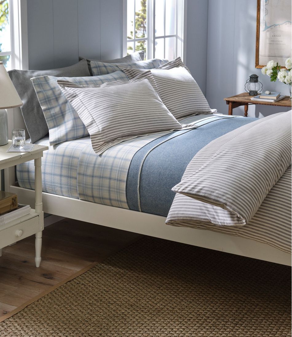 Ultrasoft Comfort Flannel Comforter Cover Collection, Stripe - L.L.Bean Trending