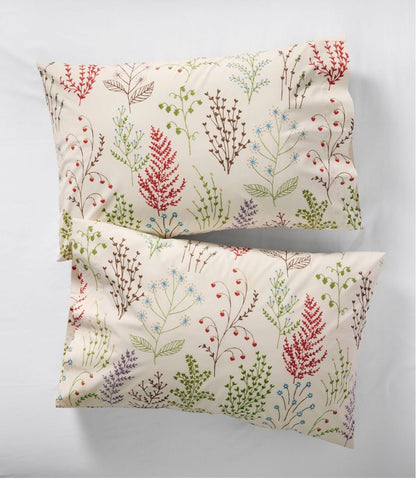 Botanical Floral Percale Sheet Collection - L.L.Bean Essential