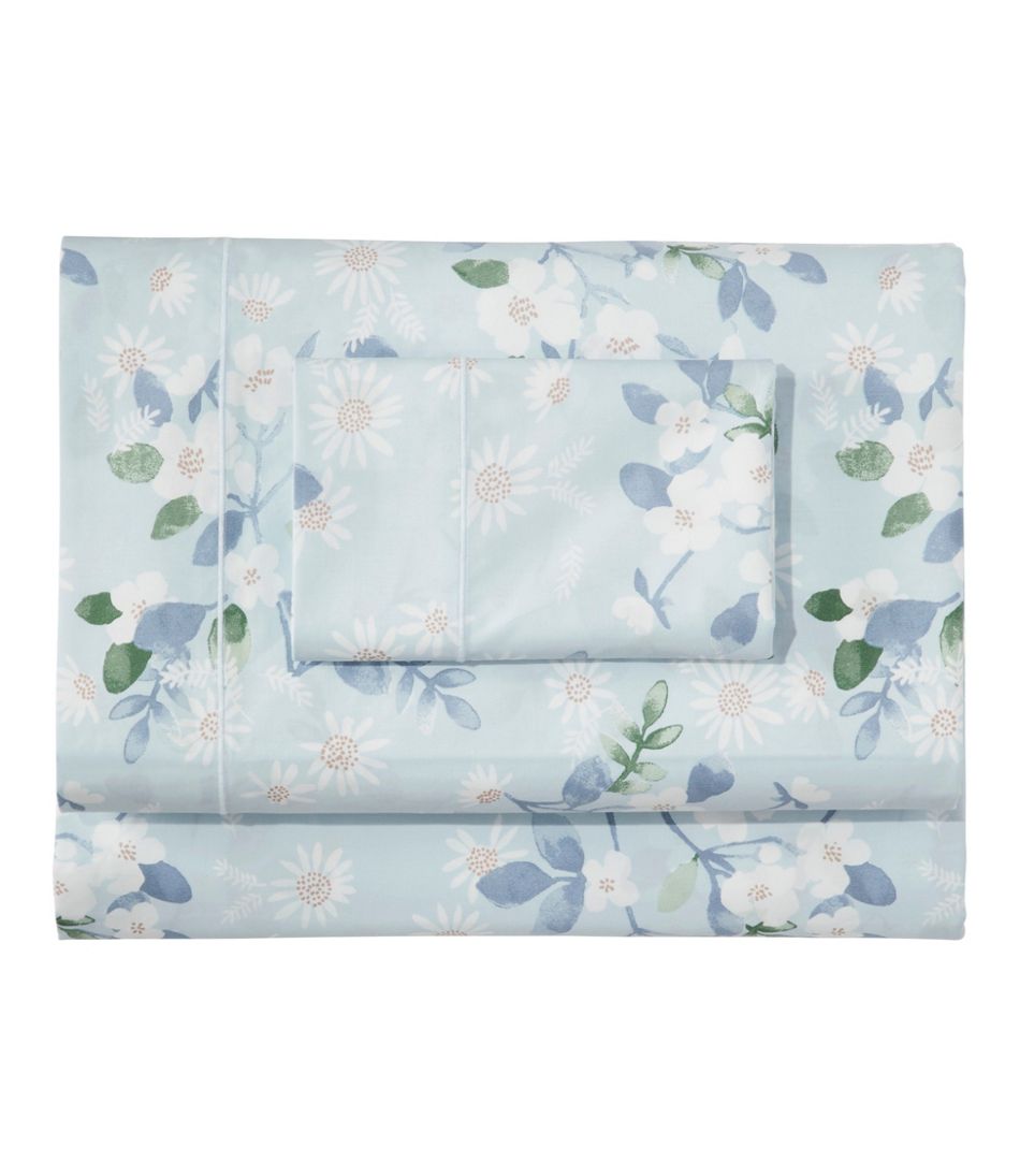 Premium Egyptian Percale Sheet Collection, Daisy - L.L.Bean Value