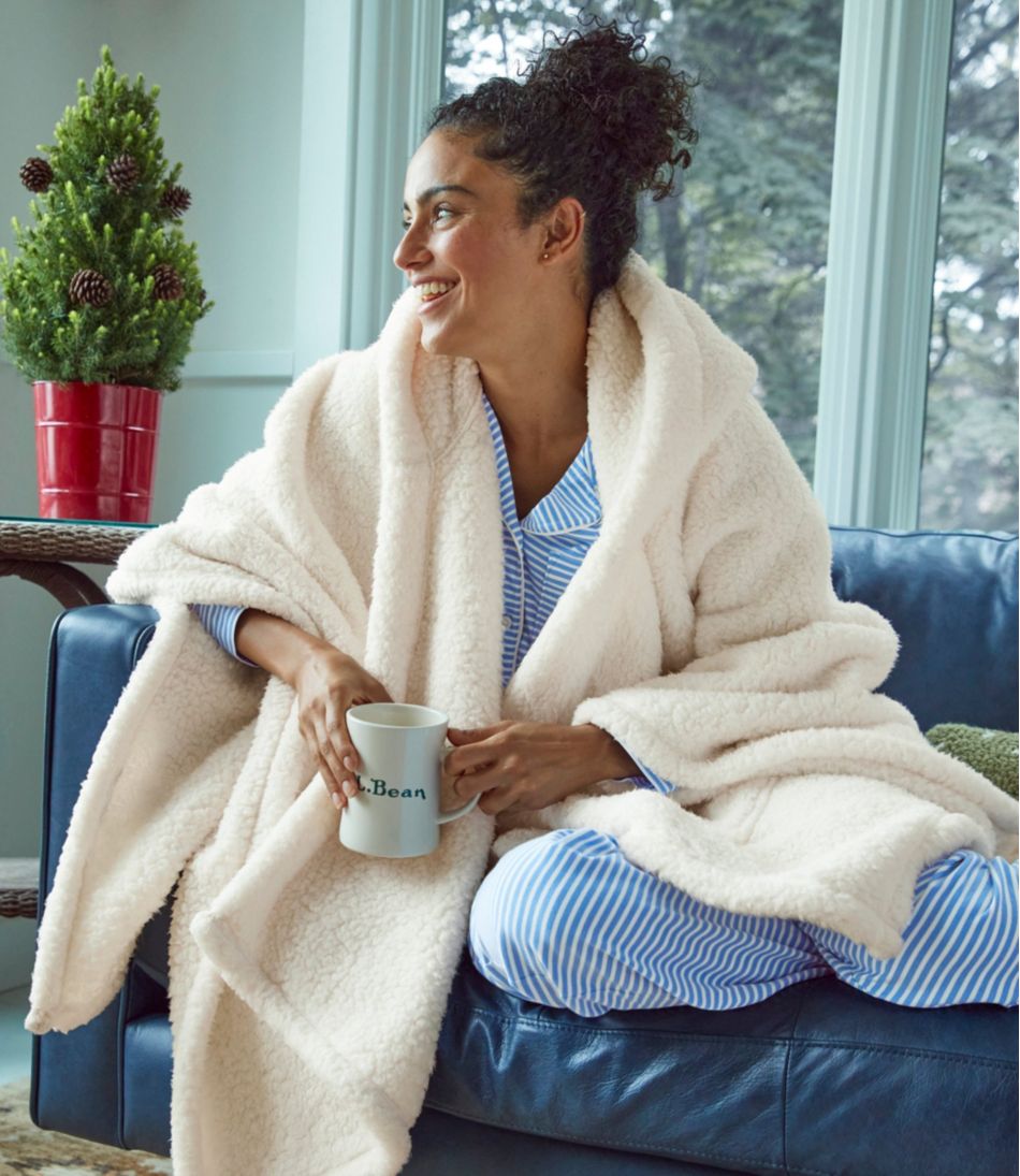 Cozy Sherpa Wearable Throw - L.L.Bean Trusted