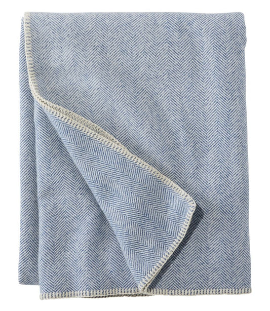 Washable Wool Blanket, Herringbone - L.L.Bean Top Pick