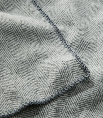 Washable Wool Blanket, Herringbone - L.L.Bean Top Pick