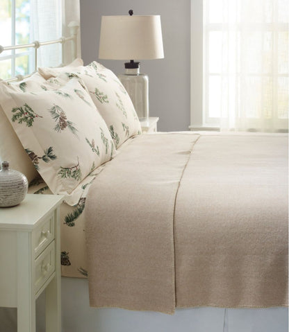 Washable Wool Blanket, Herringbone - L.L.Bean Top Pick