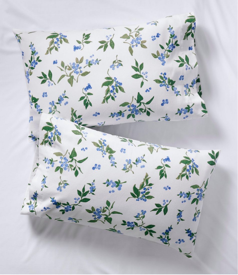 Jess Franks Blueberry Flannel Sheet Collection - L.L.Bean New