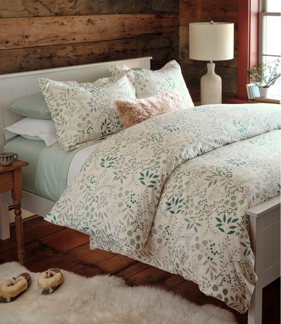 280-Thread-Count Pima Cotton Percale Comforter Cover Collection, Print - L.L.Bean Featured