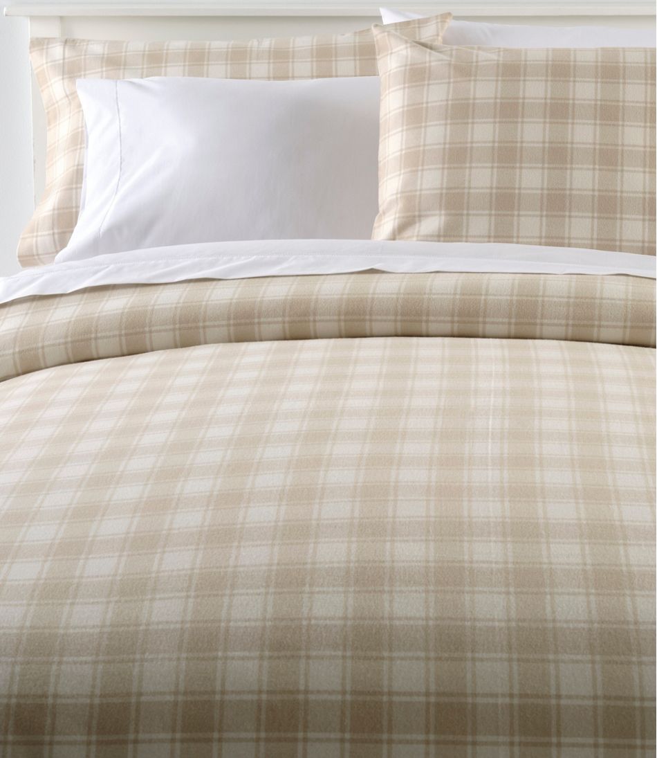 Ultrasoft Comfort Flannel Comforter Cover Collection, Check - L.L.Bean Popular