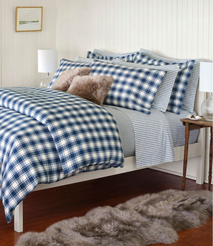 Ultrasoft Comfort Flannel Comforter Cover Collection, Check - L.L.Bean Popular
