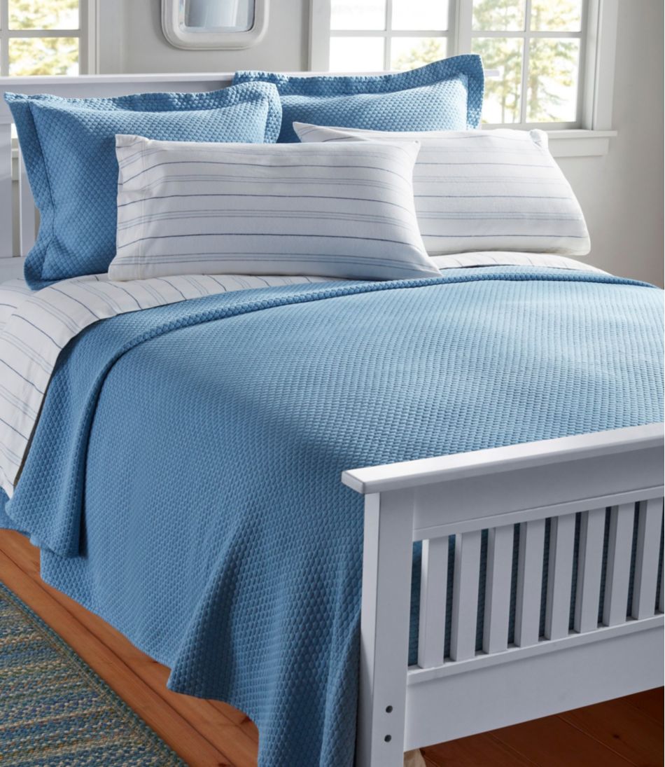 Organic Honeycomb Matelassé Bedspread - L.L.Bean Classic