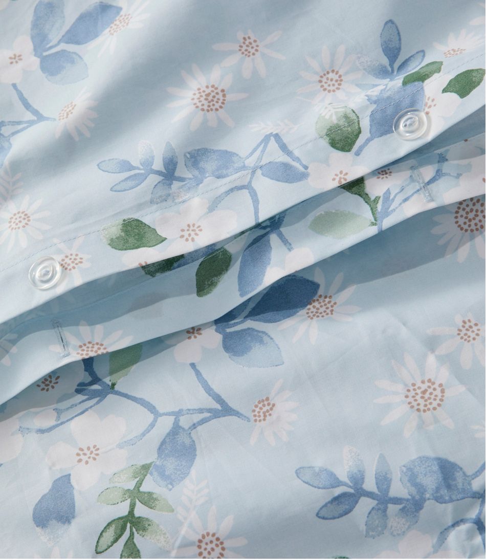 Premium Egyptian Percale Comforter Cover Collection, Daisy - L.L.Bean Everyday