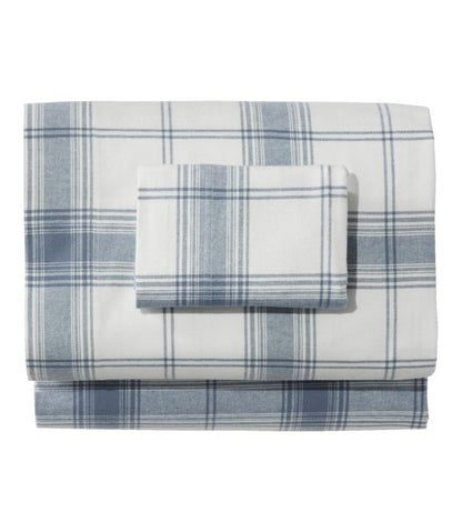 Organic Flannel Sheet Collection, Plaid - L.L.Bean Latest