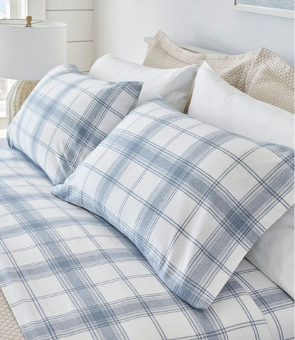 Organic Flannel Sheet Collection, Plaid - L.L.Bean Latest