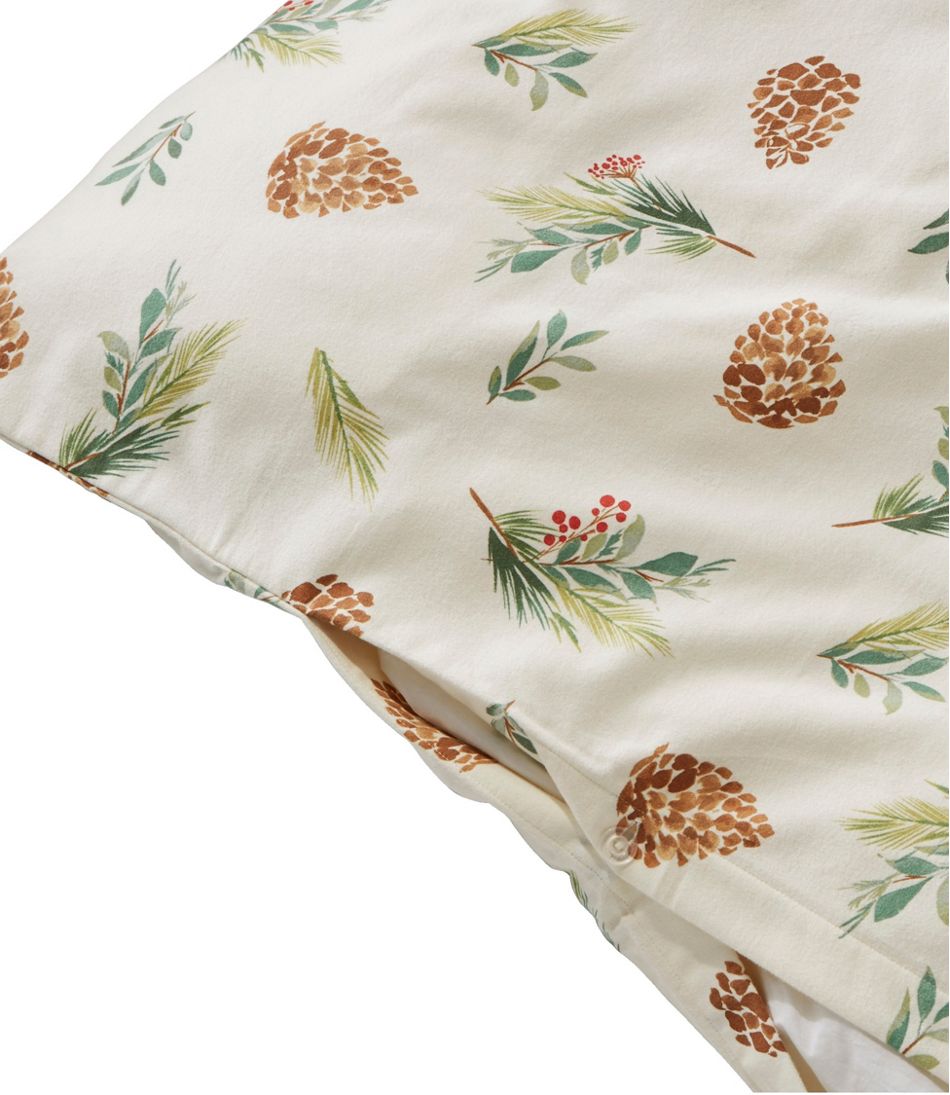 Evergreen Flannel Comforter Cover Collection - L.L.Bean Quality