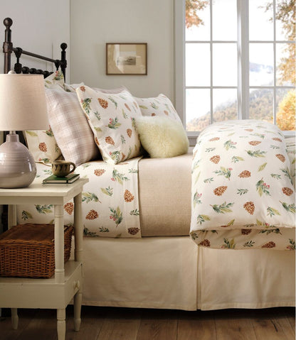 Evergreen Flannel Comforter Cover Collection - L.L.Bean Quality