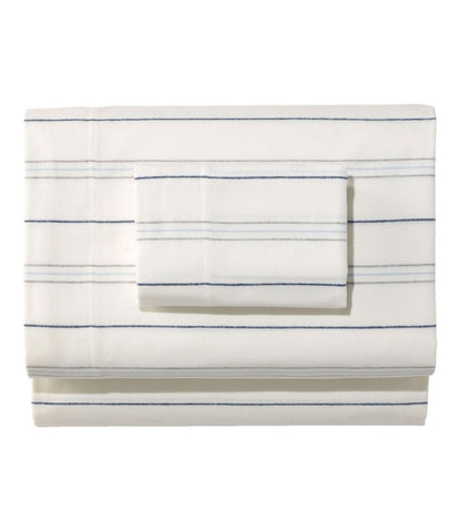Organic Flannel Sheet Collection, Stripe - L.L.Bean Customer Favorite