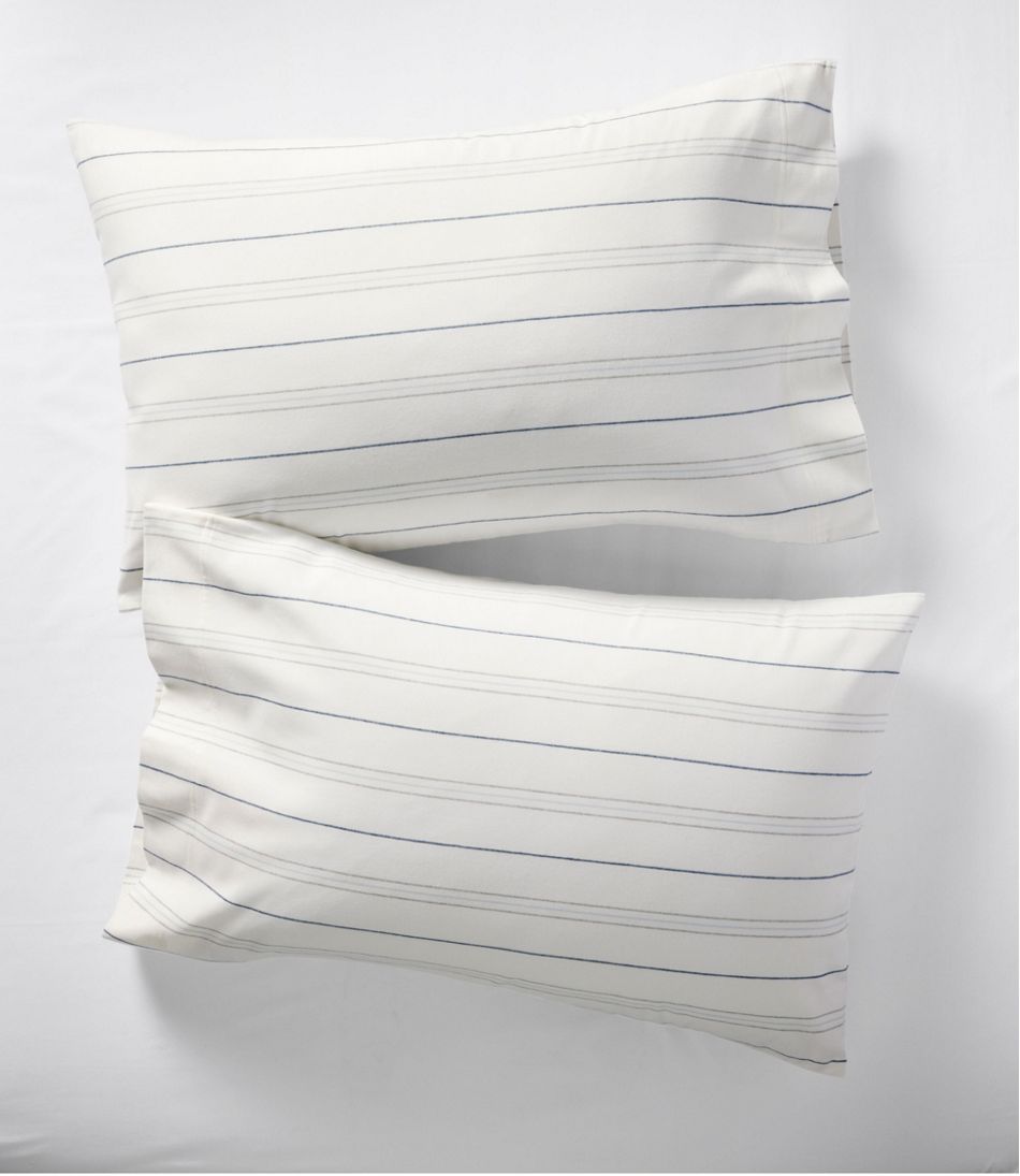 Organic Flannel Sheet Collection, Stripe - L.L.Bean Customer Favorite