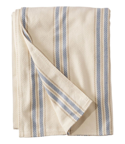Maine Twill Blanket, Stripe - L.L.Bean Top Pick