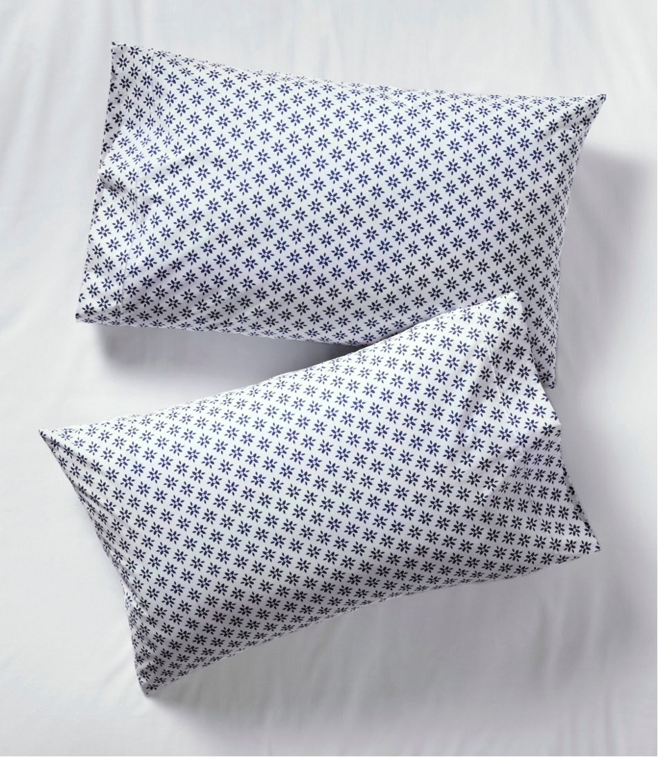 Sunwashed Percale Sheet Collection, Block Floral Print - L.L.Bean Popular