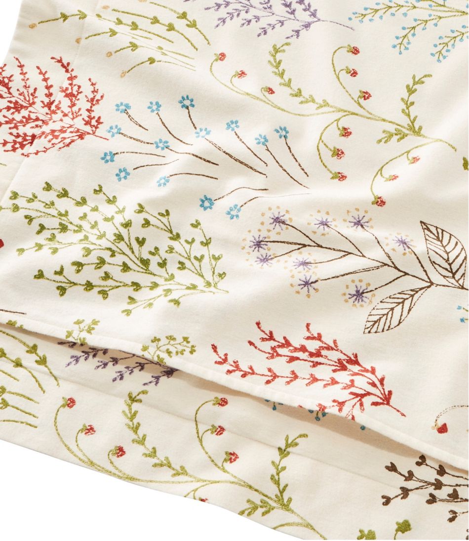 Botanical Floral Flannel Comforter Cover Collection - L.L.Bean Essential