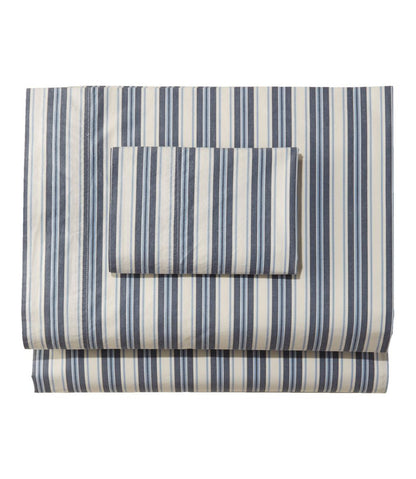 Sunwashed Percale Sheet Collection, Stripe - L.L.Bean Value