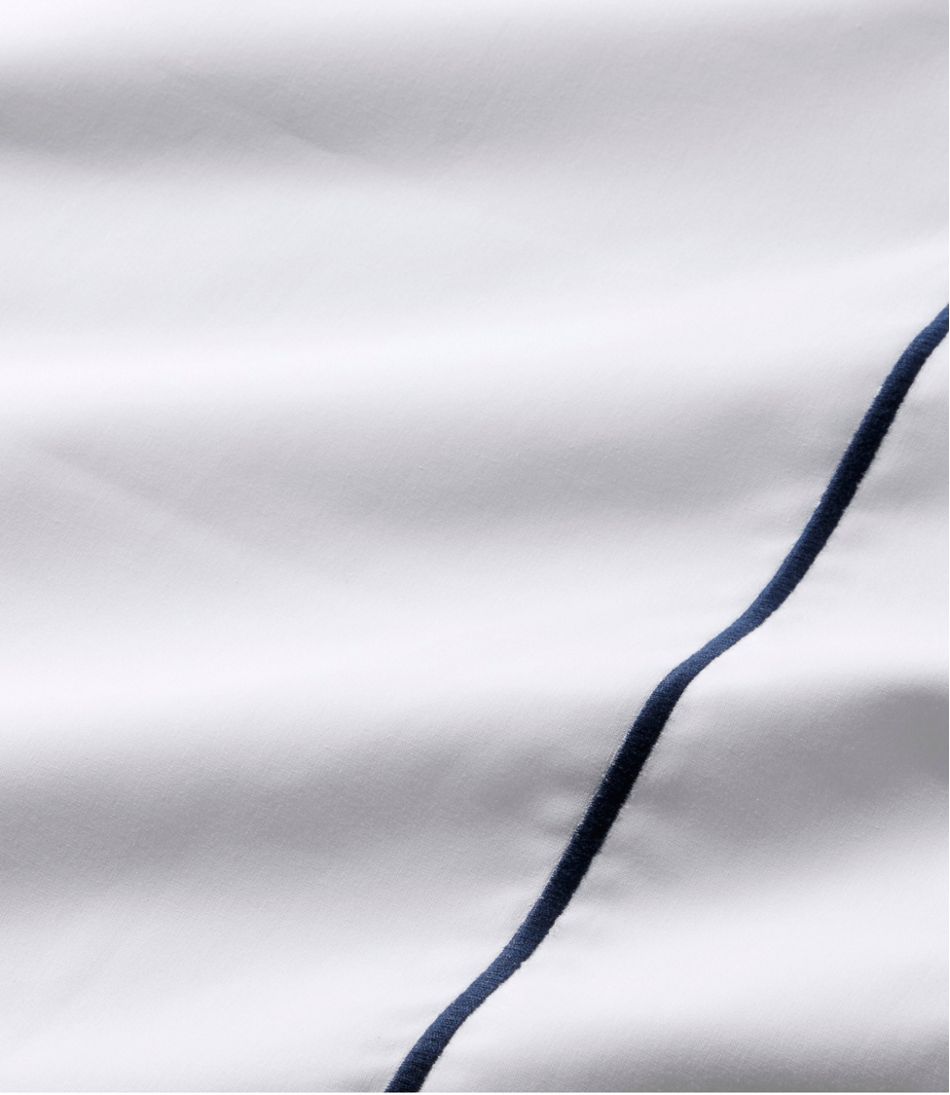 Premium Egyptian Percale Sheet Collection, Satin Stitch - L.L.Bean Great Value