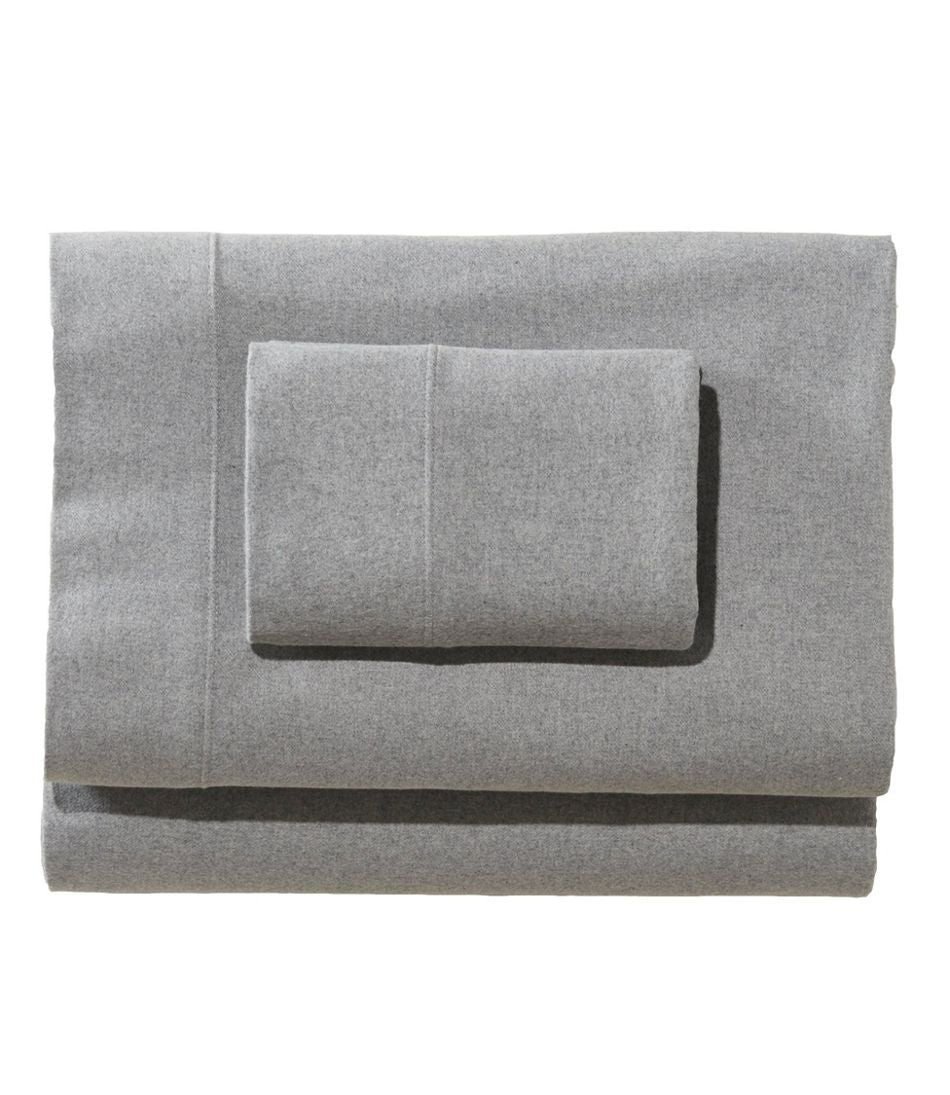 Heritage Chamois Flannel Sheet Collection, Heather - L.L.Bean Quality