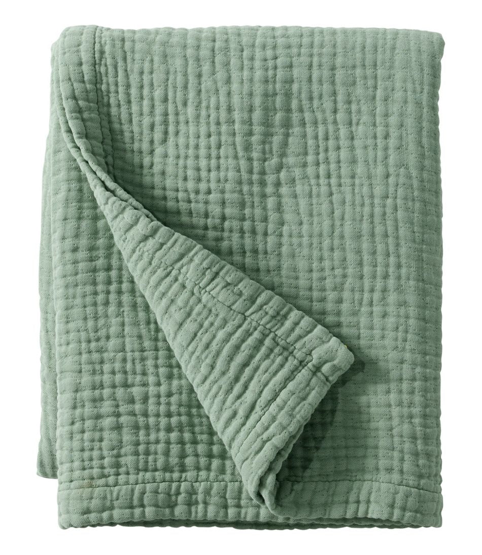 Lightweight Cotton Gauze Throw - L.L.Bean Top Pick