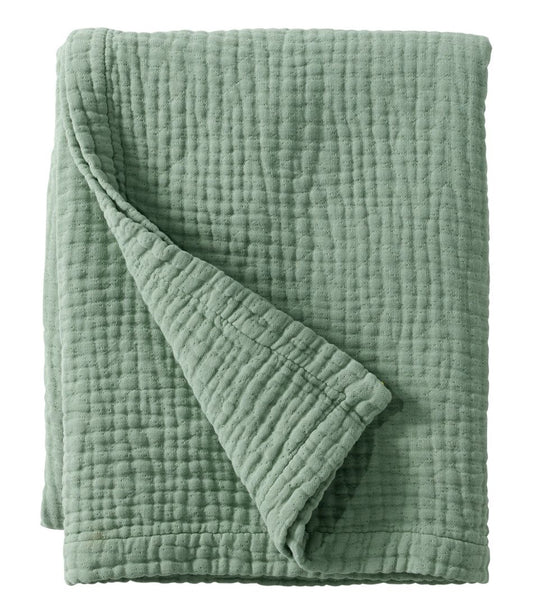 Lightweight Cotton Gauze Throw - L.L.Bean Top Pick