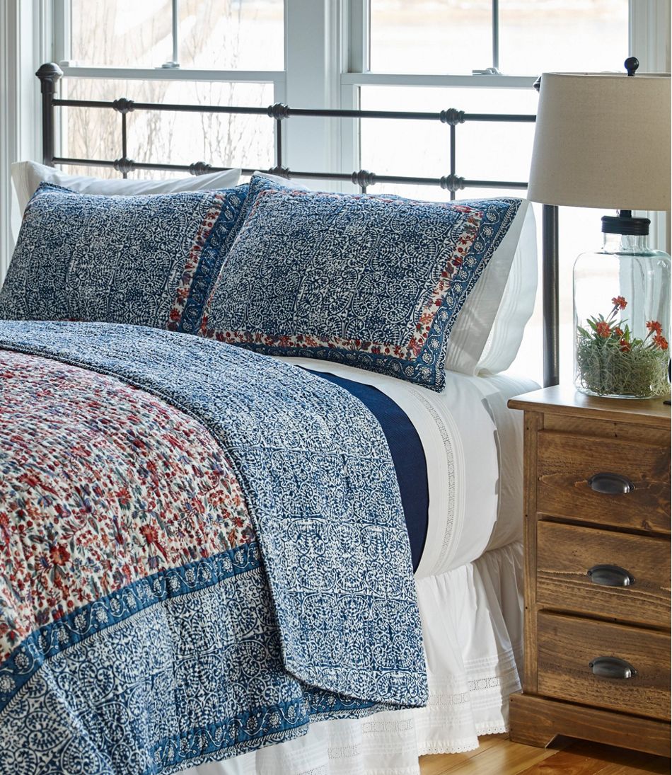 Sunwashed Pintuck Sheet Collection - L.L.Bean New