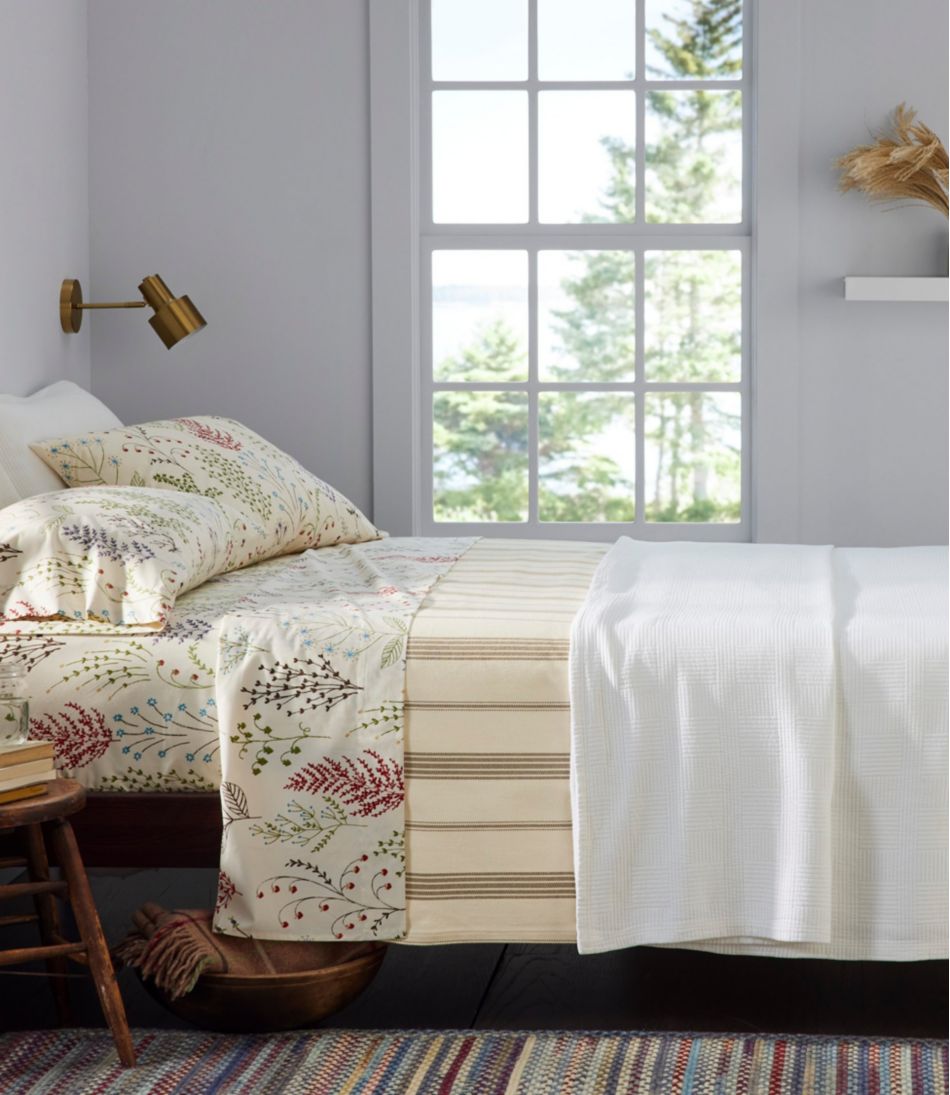 Organic Cotton Blanket, Stripe - L.L.Bean Featured