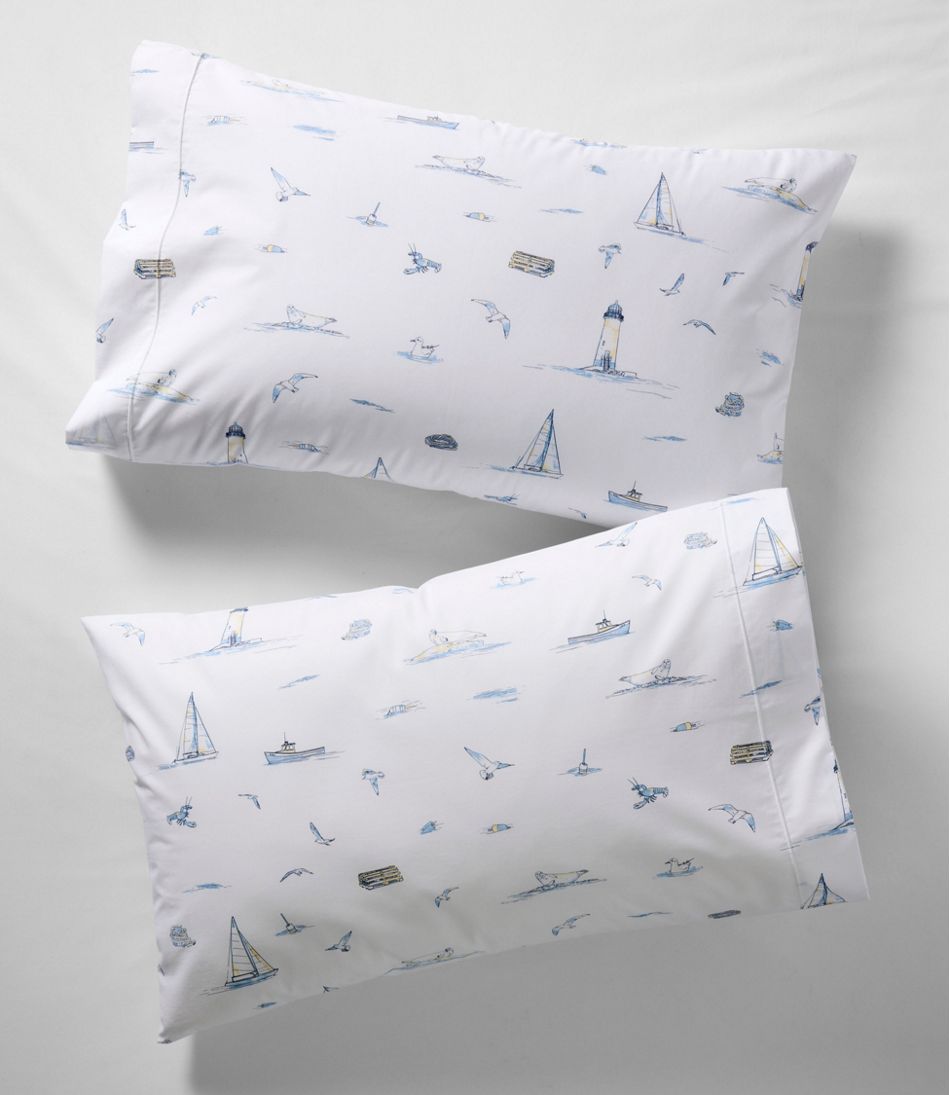 Nautical Boats Percale Sheet Collection - L.L.Bean Popular