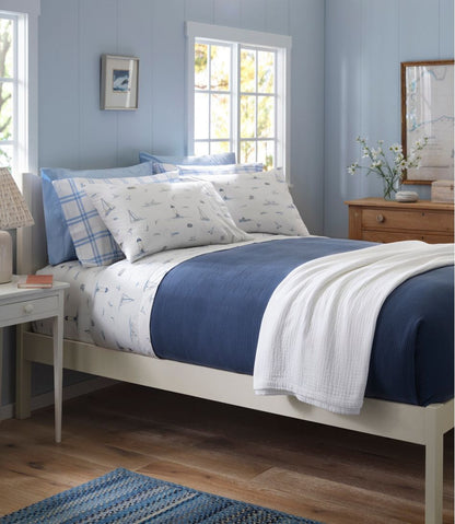 Nautical Boats Percale Sheet Collection - L.L.Bean Popular