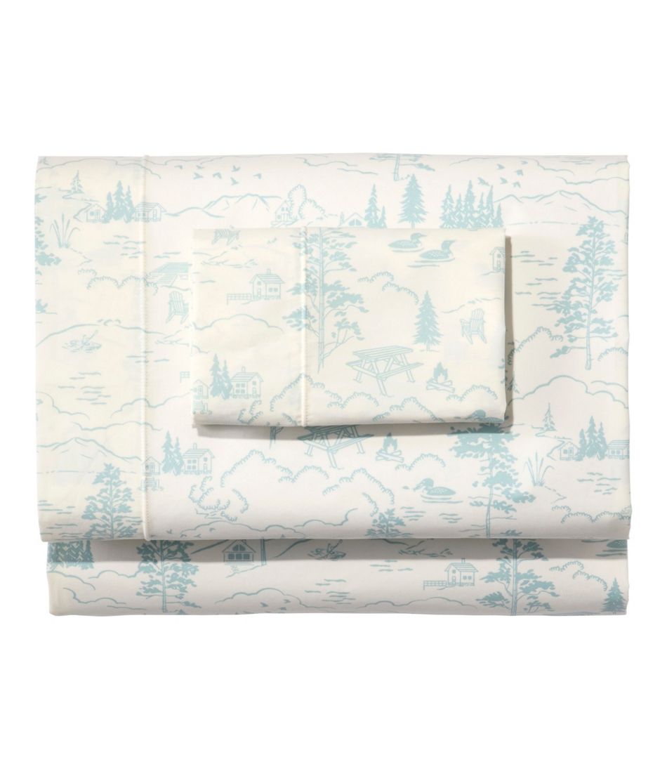 Lakeside Toile Percale Sheet Collection - L.L.Bean Trending